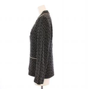 Max Mara セットアップ 上下 テーラードジャケット 総裏地 シングル 3B フレアスカート ミモレ丈 チェック柄