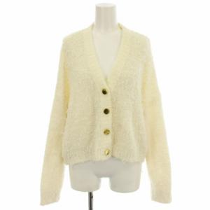 24SS ツイーディーリボンヤーンカーディガン 0224153100 ニット カーディガン ショート丈