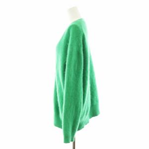 BALLSEY 21AW フラッフィーヤーン Vネックカーディガン ウール XS 緑 グリーン 11-02-15-02301