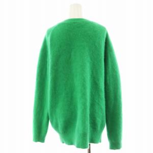 BALLSEY 21AW フラッフィーヤーン Vネックカーディガン ウール XS 緑 グリーン 11-02-15-02301