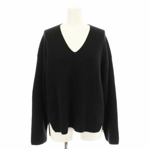 SUPER FINE WOOL RIB KNIT V NECK P/O A7AV05RK ニット Vネック