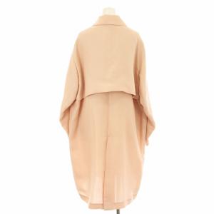 martinique 二重織ステンカラーコート A0341FC ロング 金ボタン ピンク /KU