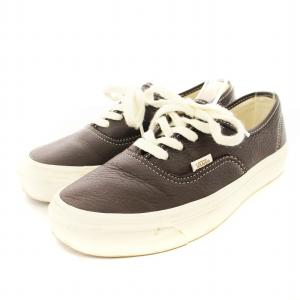 VANS オーセンティック AUTHENTIC 44DX ECO LEA CHOCO スニーカー シューズ US6