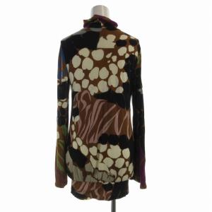 M MISSONI カットソー ハイネック 総柄 スキッパー 40 マルチカラー OPMIHW0300 /RO