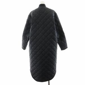 LAVENHAM キルティングコート ロング丈 中綿 アウター XS 黒 ブラック SLJ9014 G95 /AN23