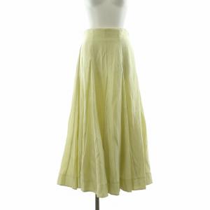 24SS バリエマチボリュームスカート フレア ロング レースアップ 1 イエロー 24139021 /NQ