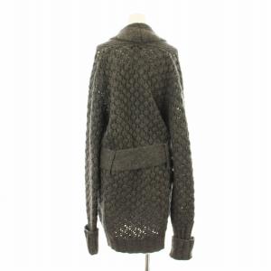SEE BY CHLOE LSH7200 コーディガン コート カーディガン ニット ロング ウール モヘヤ混 I38 グレー /KU
