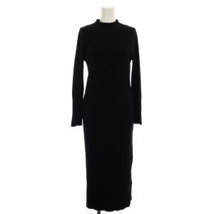 23SS ワンピース ニット ロング 1 黒 43169140 /RE