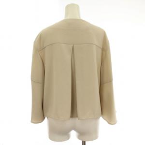 ADORE ノーカラージャケット 531-0150222 ショート丈 フレアスリーブ 36 ベージュ /G