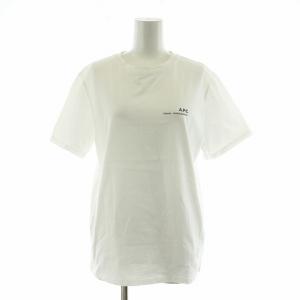 Tシャツ 半袖 カットソー ロゴプリント プルオーバー XS ホワイト 4114413 /NQ