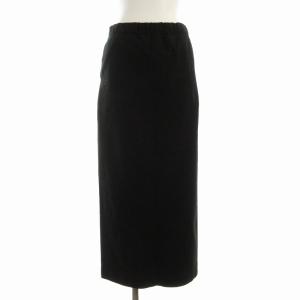 クリアコットンスカート ロング タイト 38 黒 ブラック 23-060-900-8150-1-0 /EE