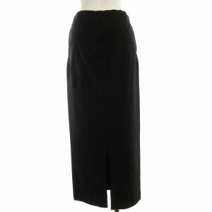 IENA クリアコットンスカート ロング タイト 38 黒 ブラック 23-060-900-8150-1-0 /EE