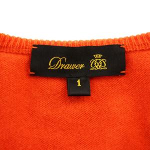 Drawer カシミヤ カーディガン 6515-106-0251 ニット 長袖 1 オレンジ /G