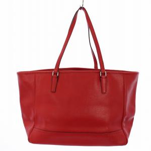 COACH トートバッグ ハンドバッグ レザー 赤 23576 /BM