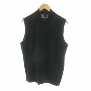 ジップアップベスト ハイネック 48 ブラック D0454KV /NQ