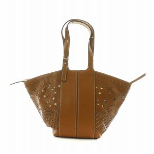 ディレッタ ハンドバッグ トートバッグ レザー キャメル /NQ