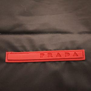PRADA SPORT ナイロン ダウンマフラー マグネット式 茶 ブラウン /G