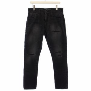 ワークパンツ コーデュロイ ダメージ加工 USED加工 32 黒 VFP4060 /TK