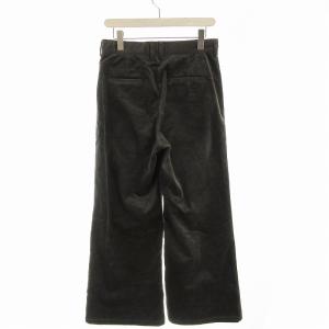 SLOBE IENA 24AW 8Wソフトコールミニフレアパンツ ベロア 40 茶 ブラウン 24030912833030 /EE