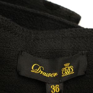Drawer フレアースリーブジャケット 6522-299-0503 36 ブラック