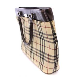 BURBERRY トートバッグ ノバチェック ベージュ ブラウン