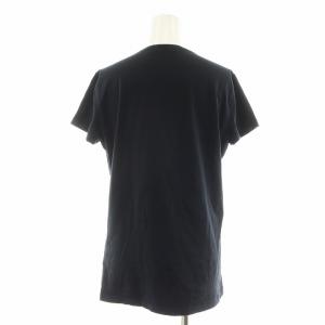 CELINE Tシャツ カットソー 半袖 ロゴ XL 黒 ブラック 29B46/2566 /AN18