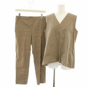 セットアップ 上下 エコクランチウォッシュVネックフレアプルオーバー ECO CRUNCH WASH V