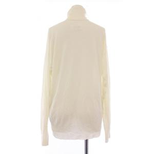 MM6 Maison Margiela ニット セーター 長袖 タートルネック ロゴ 薄手 S 白 ホワイト /BB