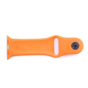 HERMES Apple Watch アップルウォッチ series 2 スポーツバンド 38MM ラバーバンド オレンジ