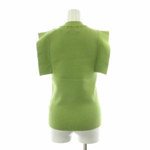 CLANE タグ付き スクエアスリーブニットトップス SQUARE SLEEVE KNIT TOPS 2 グリーン