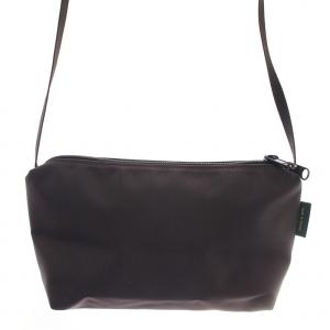 Hervé Chapelier 2884N スクエア ショルダーバッグ ナイロン ブラウン