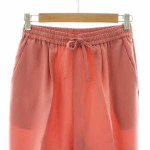 yori サラサラスティックパンツ イージー テーパード 36 ピンク YR2122-083SM-5 /NQ