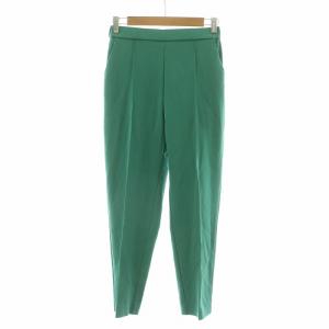 ピンタックストレッチパンツ テーパード イージー 38 グリーン YR2222-111AW /NQ