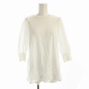 バルーンハーフスリーブカットソー 半袖 F 白 ホワイト YR2211-070SM /EE