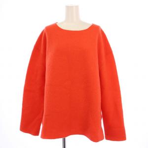 22AW 圧縮ニットプルオーバー セーター 長袖 厚手 ウール F 赤 YR2235-130AW /BM
