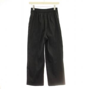 yori 22AW ウィンターサテン ワイドパンツ YR2222-142AW-3 イージーパンツ センターシーム