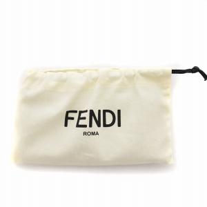FENDI バイザウェイ 長財布 レザー ラウンドファスナー スタッズ ダークピンク /G OH