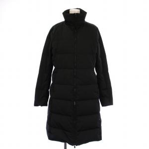 ダウンコート スタンドカラー アウター ロング丈 M 黒 ブラック /BB