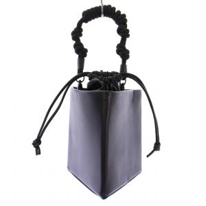 25SS TRIANGLE KNOT MINI BAG トライアングルニットミニバッグ ハンドバッグ レザー