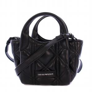 ハンドバッグ ショルダーバッグ 2WAY キルティング レザー 黒 /KH