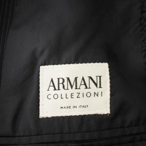 ARMANI COLLEZIONI スーツ セットアップ 2251CA ストライプ ジャケット パンツ 46 濃紺 ネイビー /G