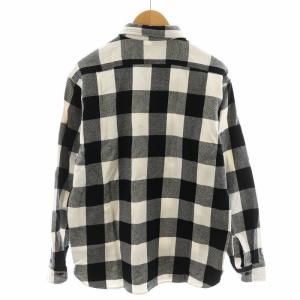 SUGAR CANE ツイルチェックワークシャツ TWILL CHECK WORK SHIRT 長袖 チェック柄 L 白 ホワイト