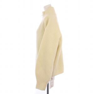MICA&DEAL 24AW 畦ニットハイネックブルゾン ジャケット ジップアップ ウール F アイボリー 0124408287