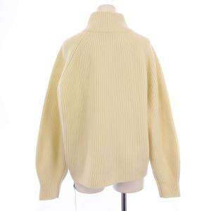 MICA&DEAL 24AW 畦ニットハイネックブルゾン ジャケット ジップアップ ウール F アイボリー 0124408287