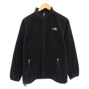 フリースジャケット スタンドカラー アウター ジップアップ ストレッチ ロゴ 刺繍 XL 黒 ブラック