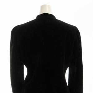 jun ashida ベロアジャケット ハイネック 9 黒 ブラック PA205323 /EE