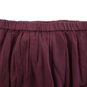 CASA FLINE COTTON TIERED SKIRT コットンティアードスカート フレア イージー マキシ ロング ウエストゴム