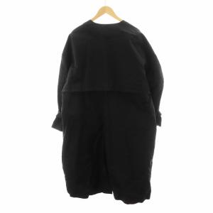 HARE コート ロング丈 ベスト付き ナイロン F 黒 ブラック HA030088AD /AN35