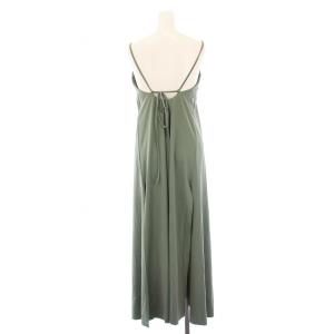 CHAOS エーゲSWIMワンピース 水着 スイムウェア ストレッチ マキシ ロング キャミソール F カーキ CH209055ER