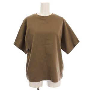 スーピマコットンクルーネックTシャツ カットソー 3110900355 Tシャツ 38 カーキブラウン